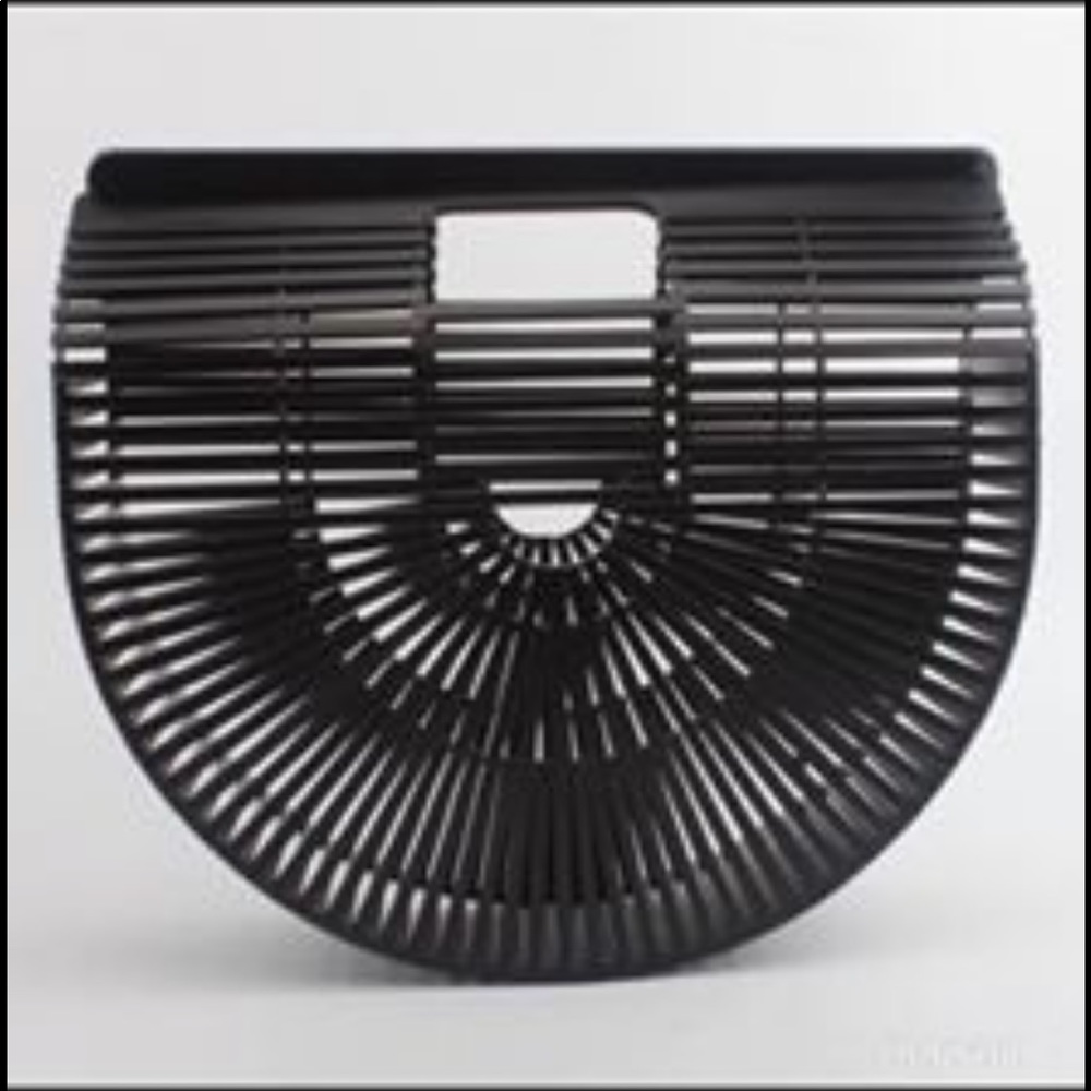 Summer bamboo beach bag